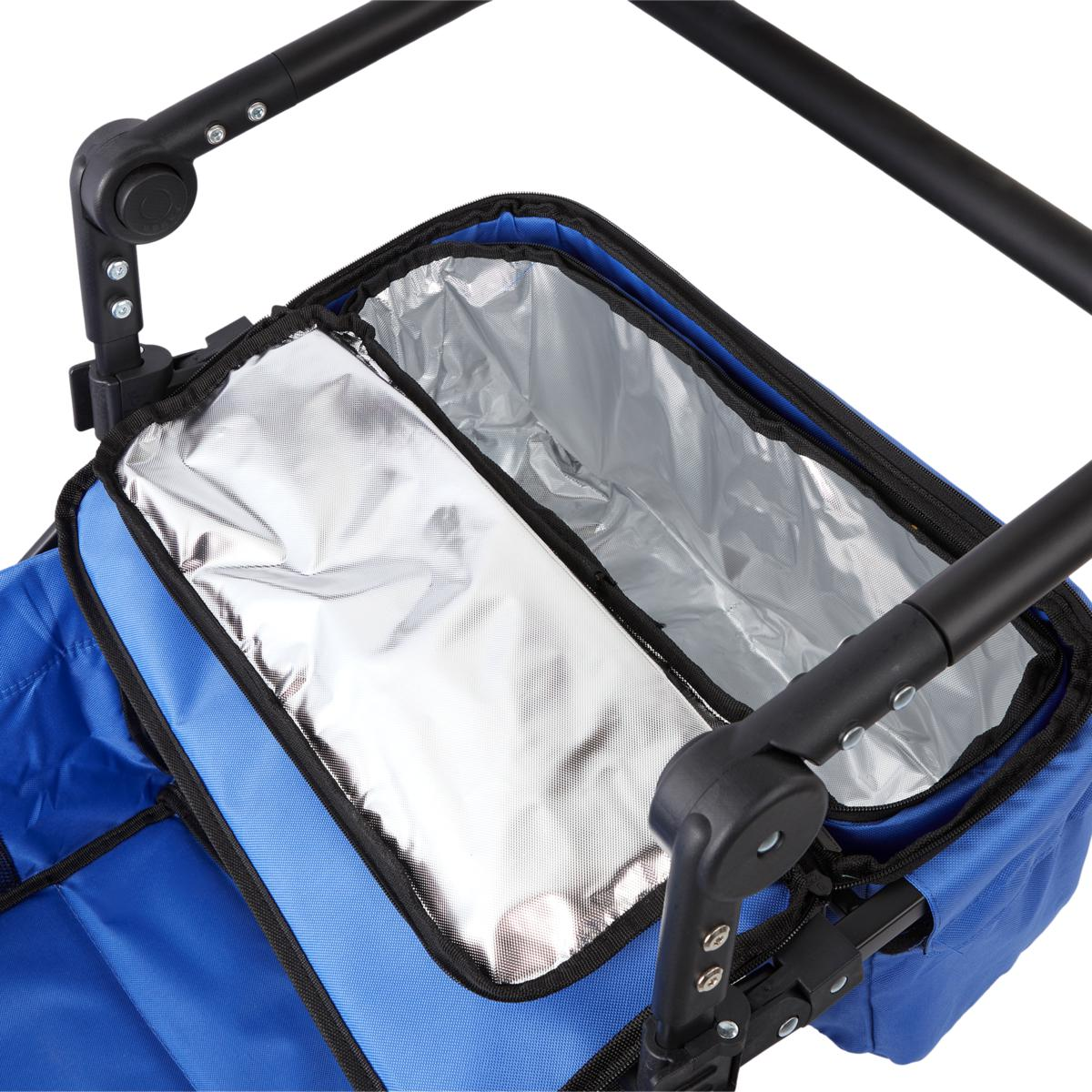 Father's Day Clearance💝Buy 2 Get 50% Off✨WonderFold S3 Push & Pull Folding Wagon with Cooler and Cupholder✅500-lb Weight Capacity