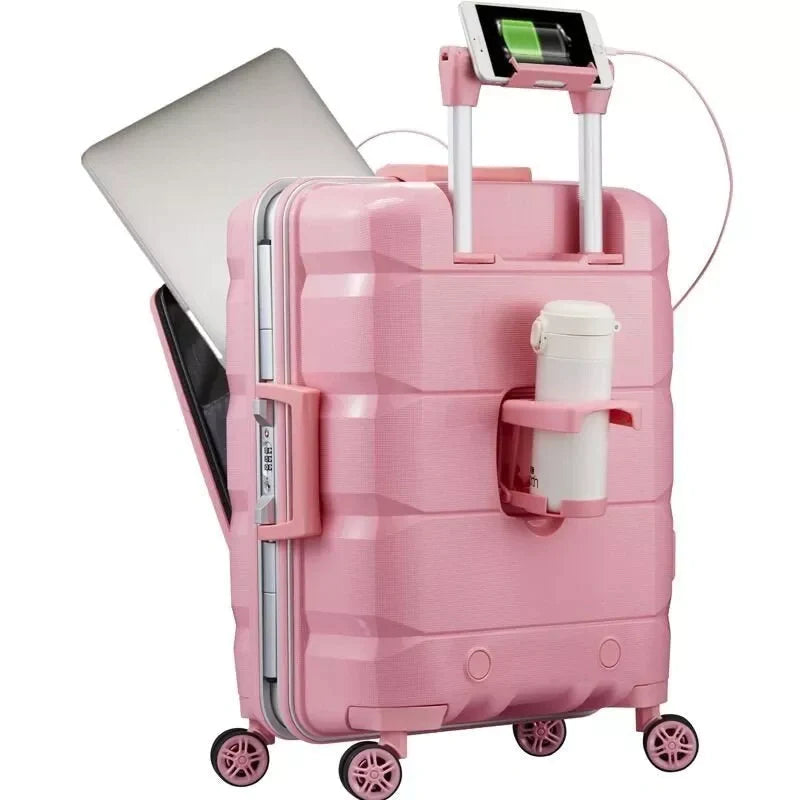 💥Only 25.98! Multifunctional Luggage Suitcase