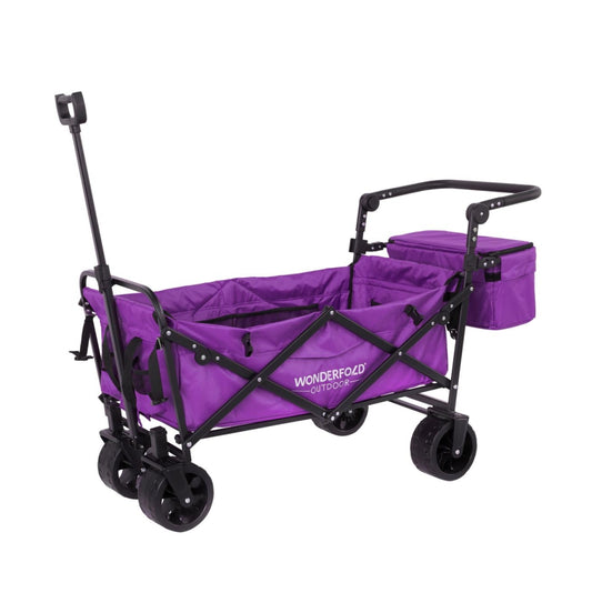 Father's Day Clearance💝Buy 2 Get 50% Off✨WonderFold S3 Push & Pull Folding Wagon with Cooler and Cupholder✅500-lb Weight Capacity